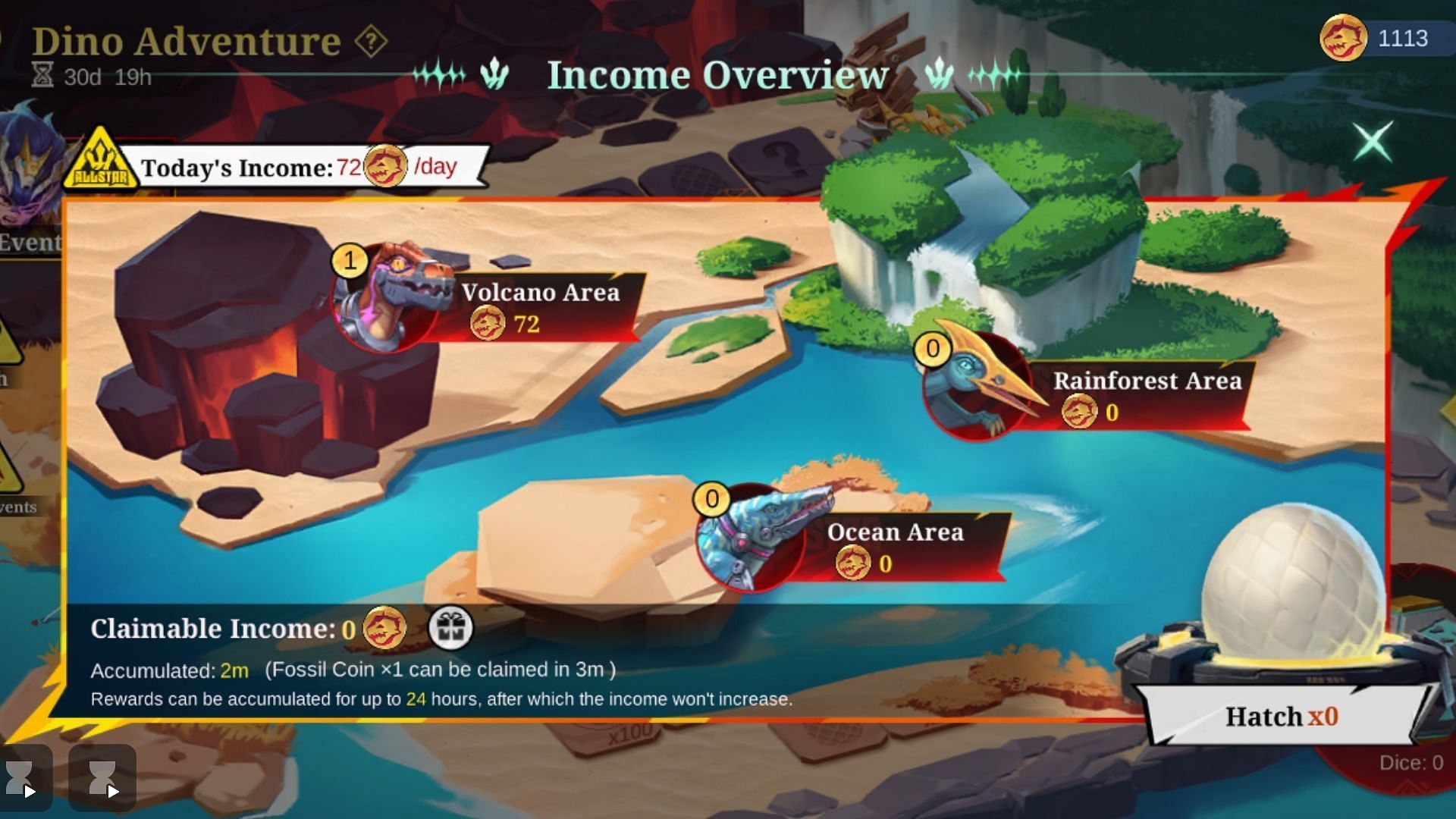 Hatch eggs to earn tokens (Image via Moonton Games)